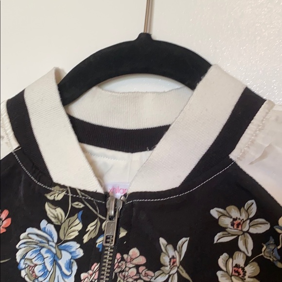 Floral Bomber Jacket Xhilaration - Picture 3 of 5